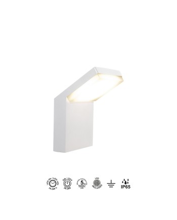 ALPINE * APLIQUE EXTERIOR BLANCO LED IP65 - 6W - 3000K